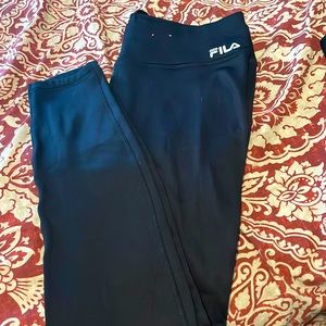 Fila sport leggings, running used condition, size L